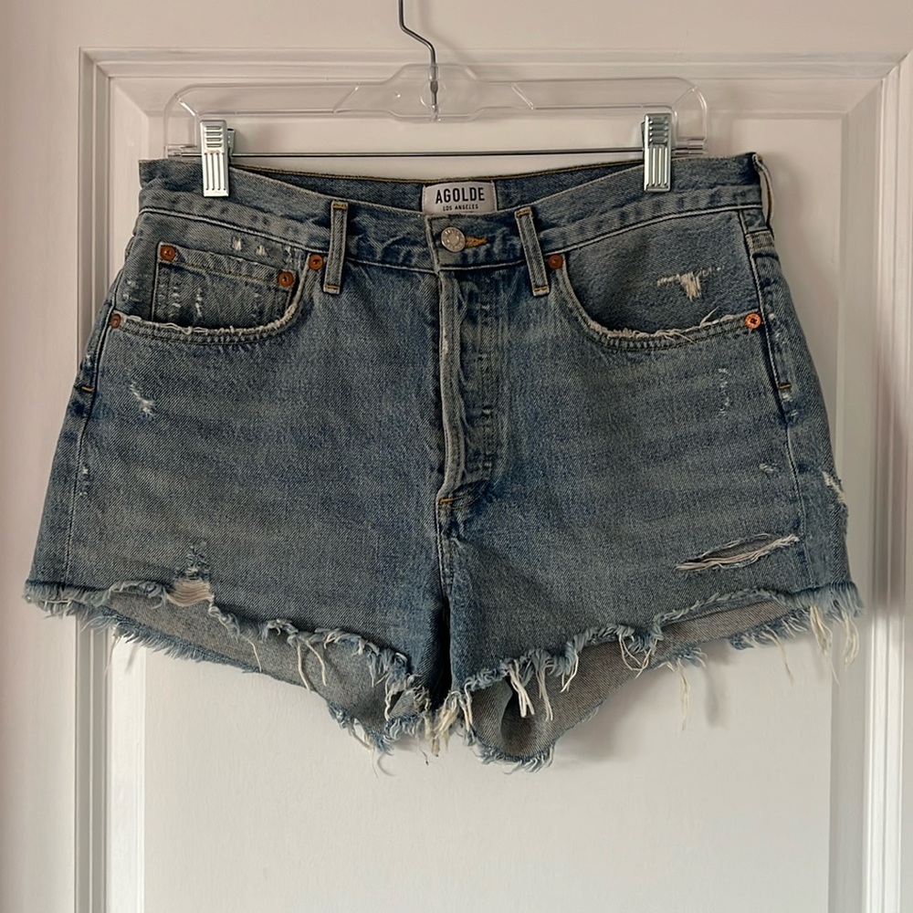 Agolde Parker Vintage Cut Off Shorts size 28